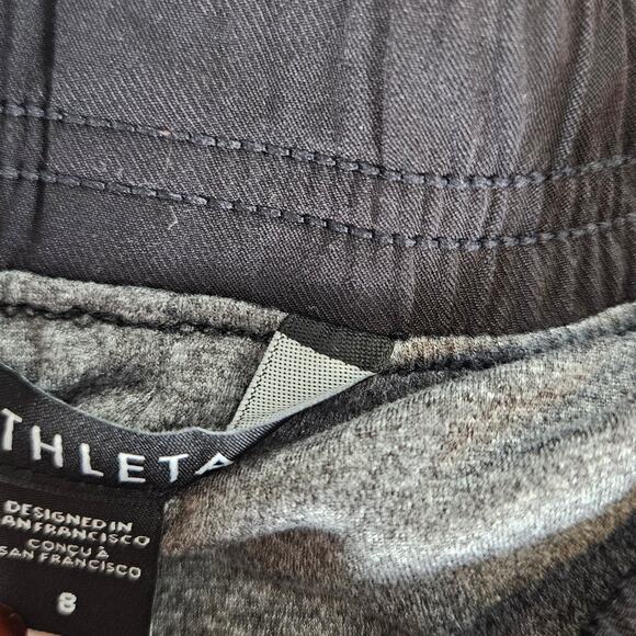 EUC Athleta Brooklyn Lined Joggers Sz 8 Black Camo - Picture 7 of 11
